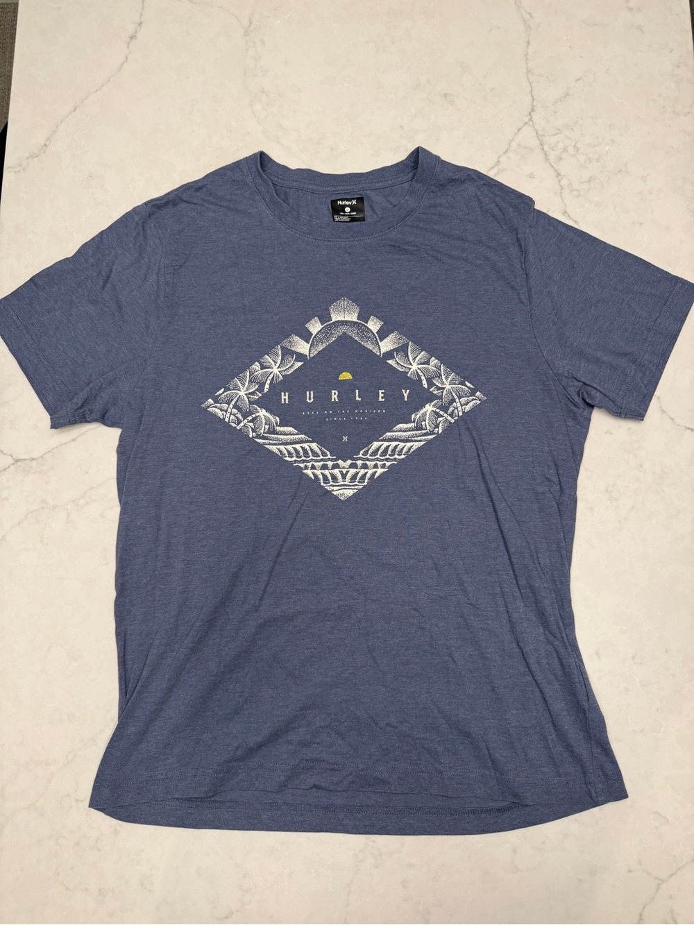 Hurley Graphic T-Shirt - Blue - Men’s Size L